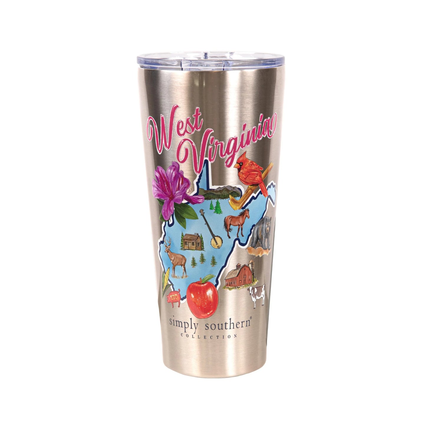 WV STATE TUMBLER CUP
