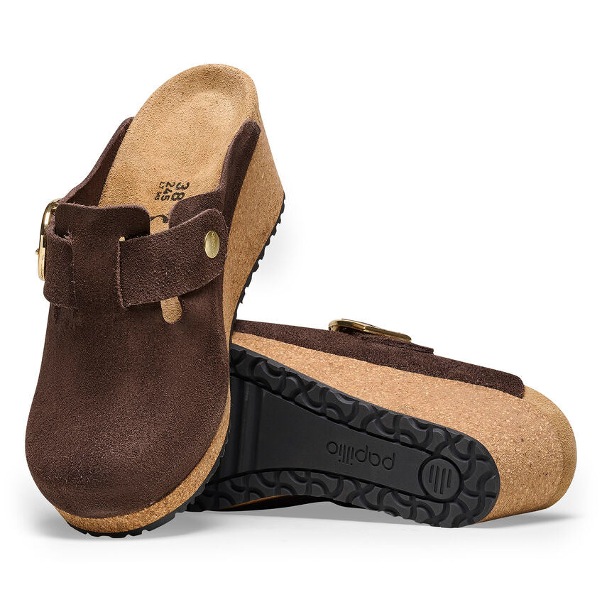 WOMEN'S FANNY RING-BUCKLE SUEDE