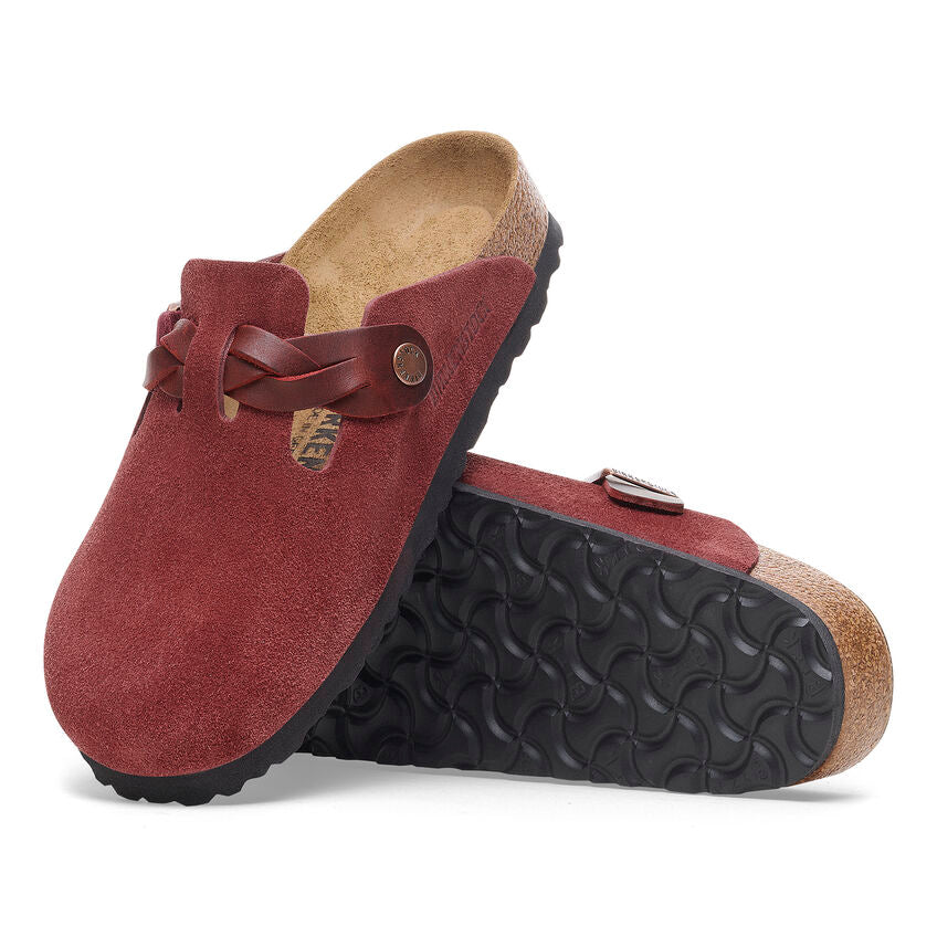 WOMEN'S BOSTON BRAID SUEDE