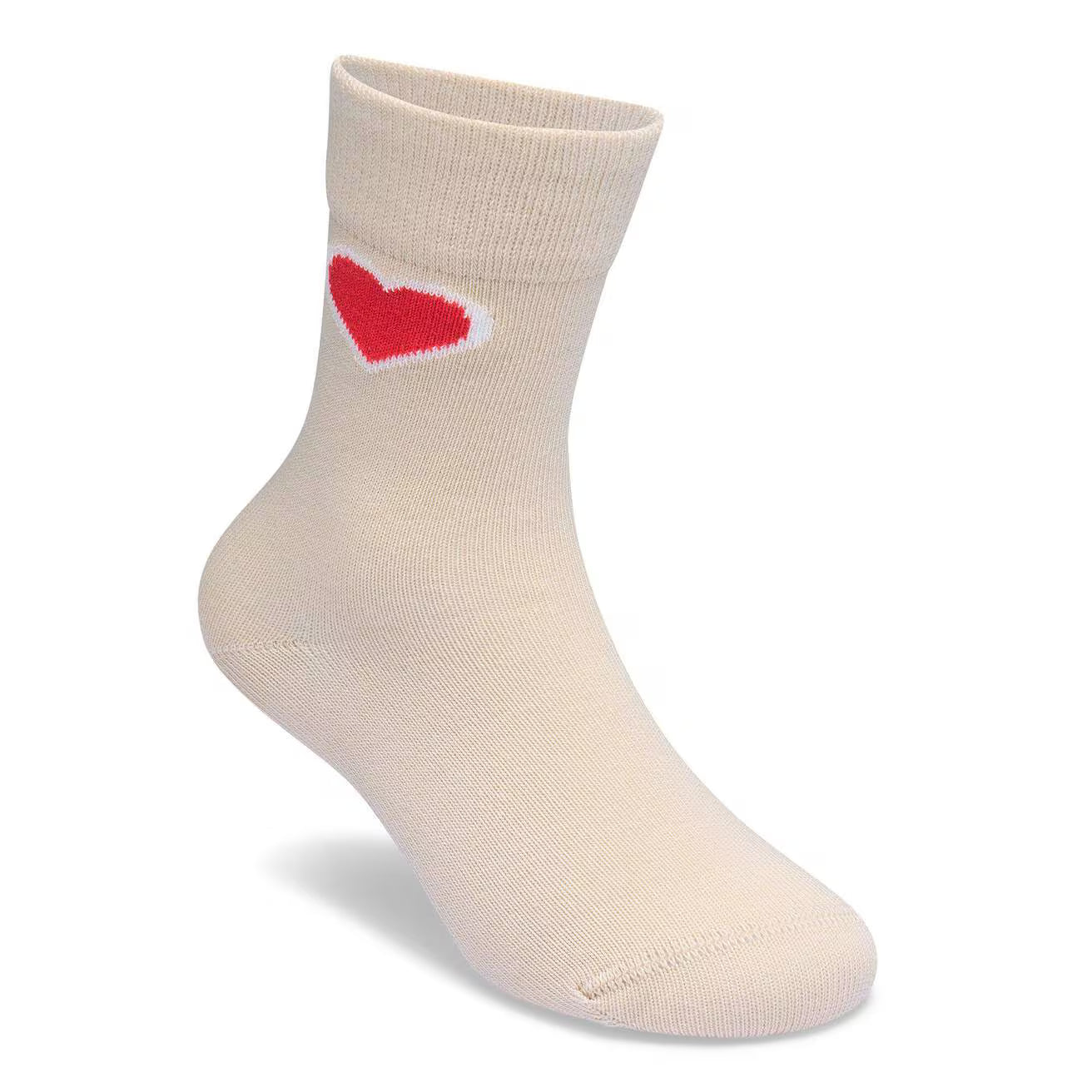 KID'S COTTON SOLE HEARTS SOCKS