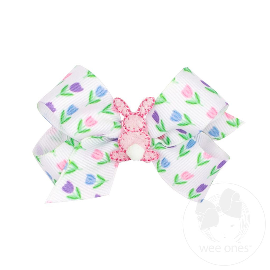 MINI EASTER BUNNY PRINT W/ BUNNY BOW