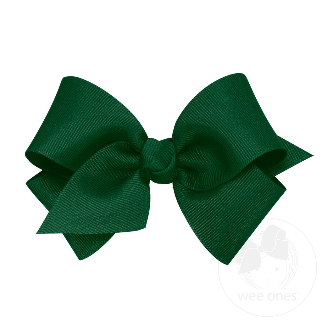 SMALL GROSGRAIN BOW W/ KNOT
