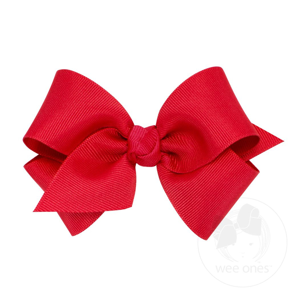 SMALL GROSGRAIN BOW W/ KNOT