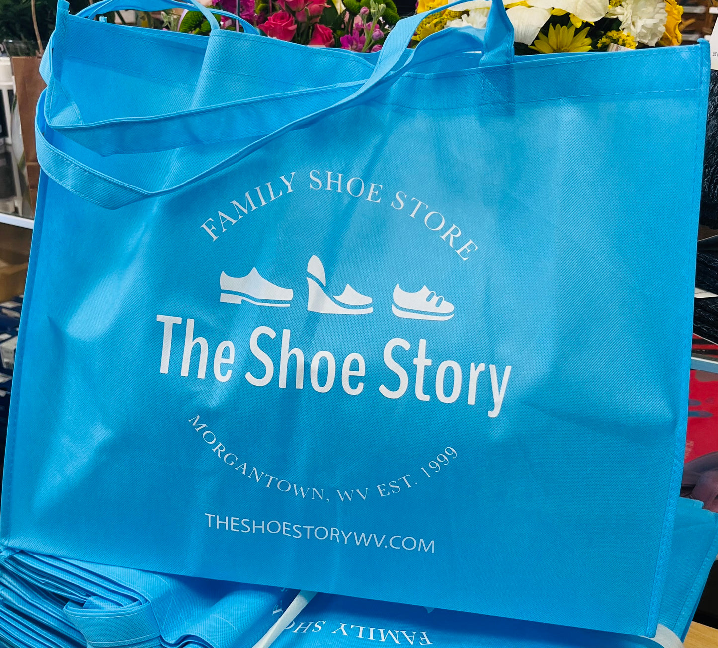 THE SHOE STORY REUSABLE BAG