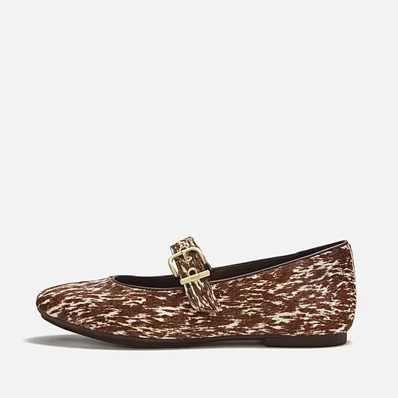 DELICATO PONY COW MARY JANES