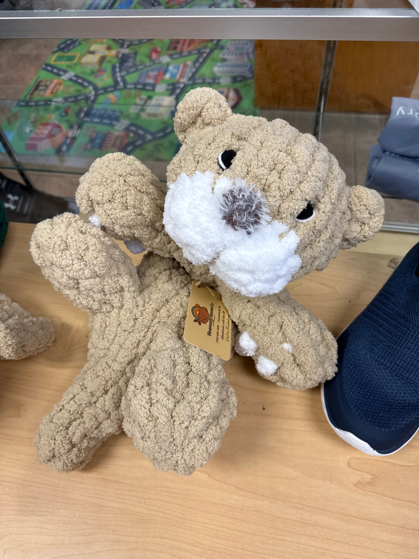 HANDMADE KNIT SNUGGLY BUDDY OTTER