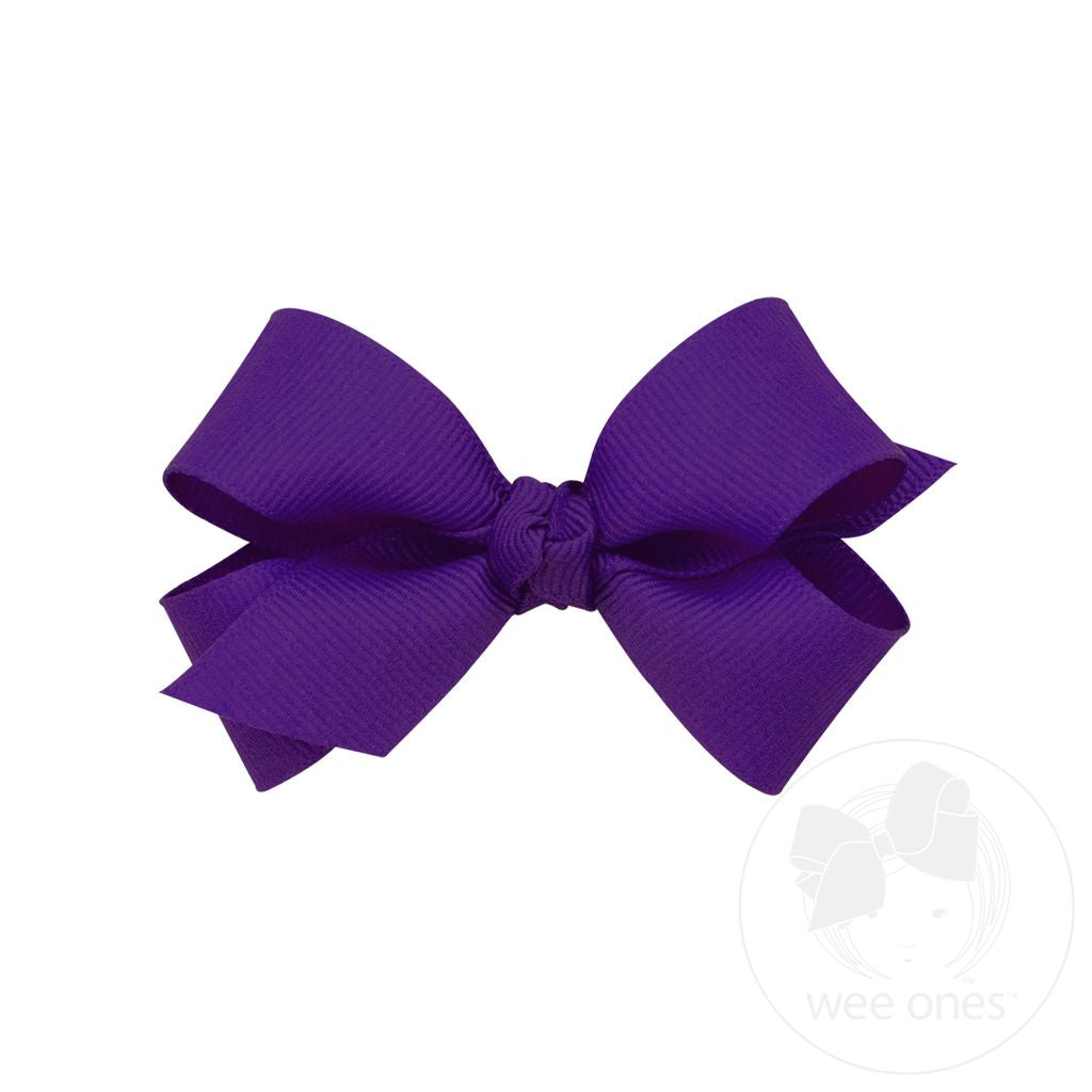 MINI GROSGRAIN BOW W/ KNOT