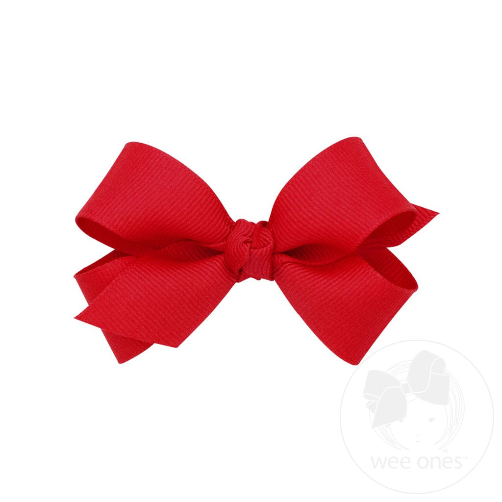 MINI GROSGRAIN BOW W/ KNOT