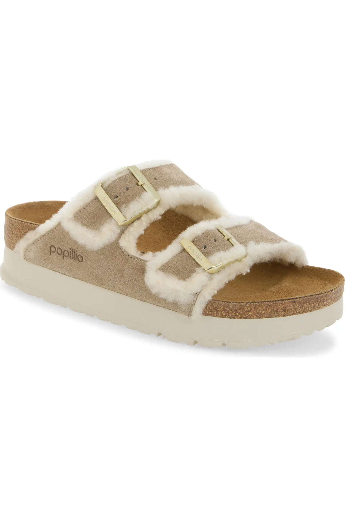 WOMEN'S ARIZONA FLEX PLATFORM NUBUCK SHEARLING