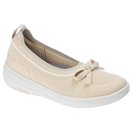 SUPER-Q BOW KNIT BALLET FLAT