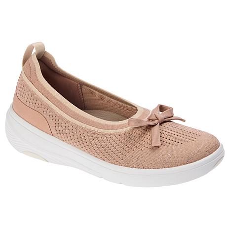 SUPER-Q BOW KNIT BALLET FLAT