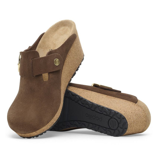 WOMEN'S FANNY RING-BUCKLE SUEDE