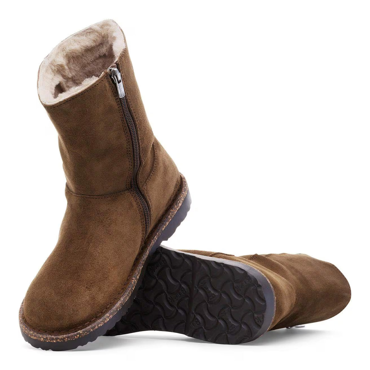UPPSALA SUEDE ZIP SHEARLING