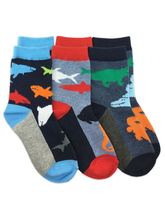 WATER ANIMALS CREW SOCK 3 PACK