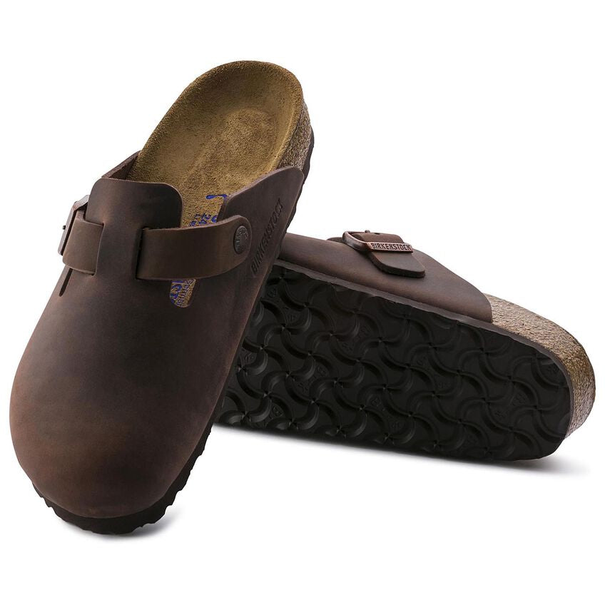 WOMEN'S BOSTON OILED LEATHER SOFT FOOTBED