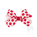 MINI GROSGRAIN HARVEST PRINT BOW