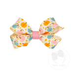 MINI GROSGRAIN HARVEST PRINT BOW