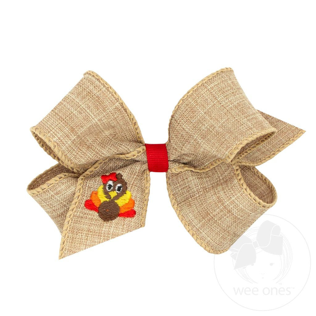 MED LINEN HARVEST BOW