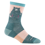 Women's Bear Town Micro Crew Lightweight Hiking Socks