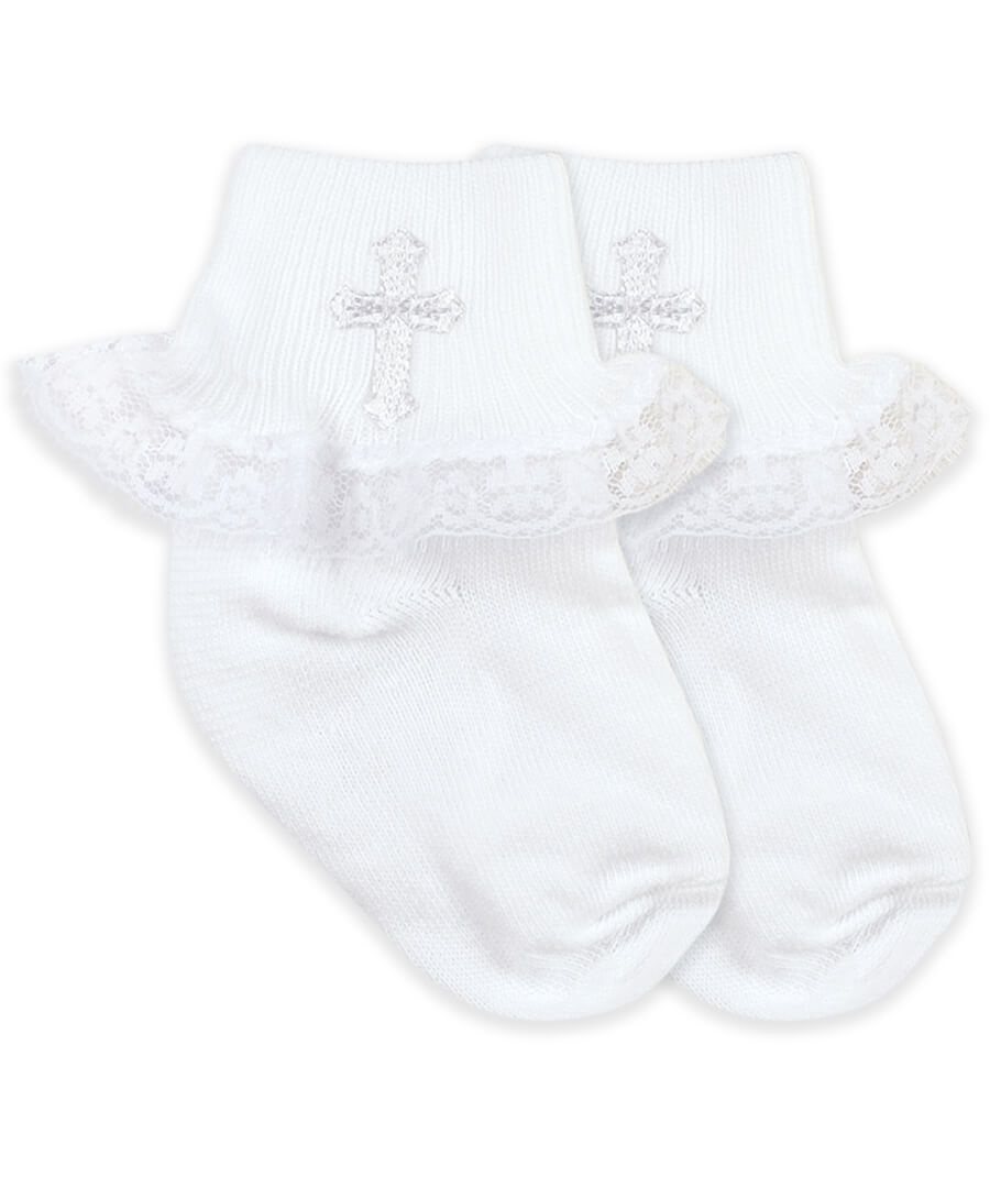 CHRISTENING LACE RUFFLE