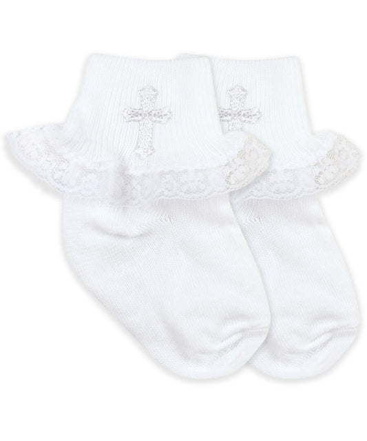 CHRISTENING LACE RUFFLE