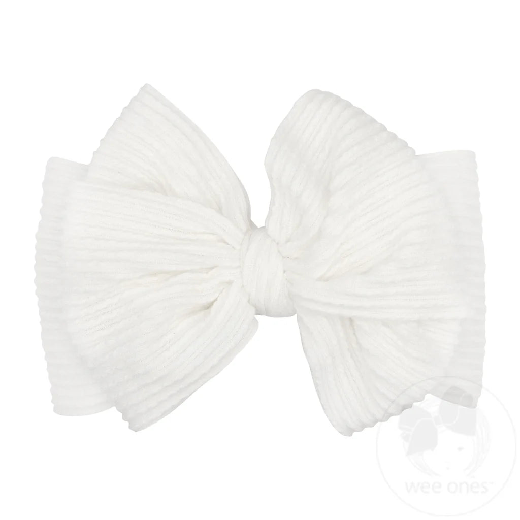 LARGE TEXTURED MESSY BOW