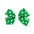 MINI SHAMROCK PRINT BOW
