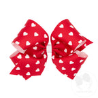 KING HEART PRINT GROSGRAIN