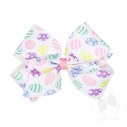 KING EASTER PRINT BOW