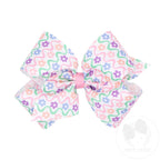 KING EASTER PRINT BOW