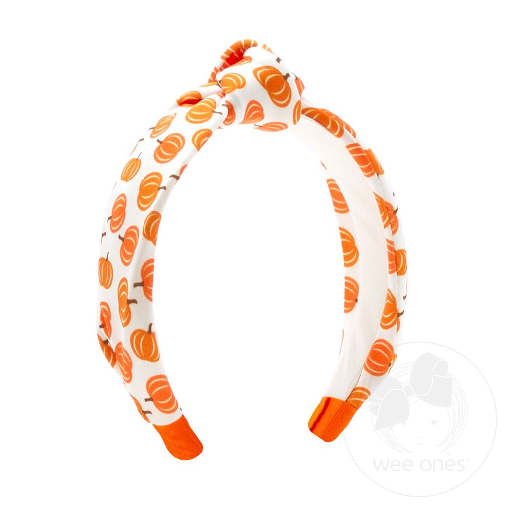 HARVEST PRINTED KNOT HEADBAND