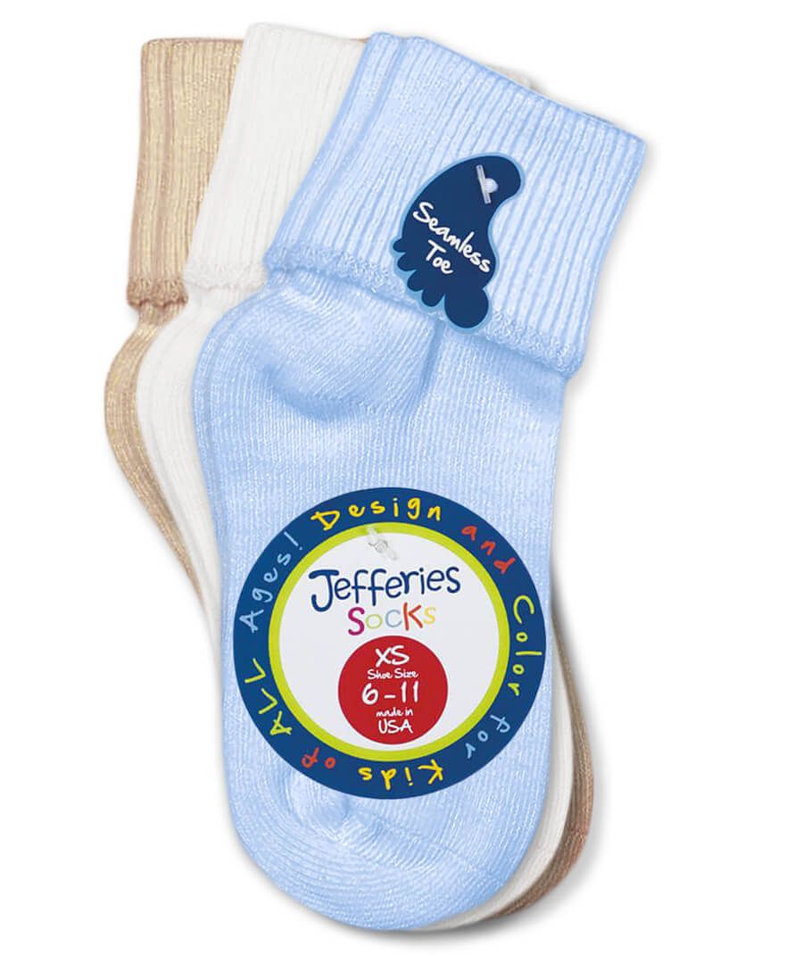 SMOOTH TOE TURN CUFF SOCK