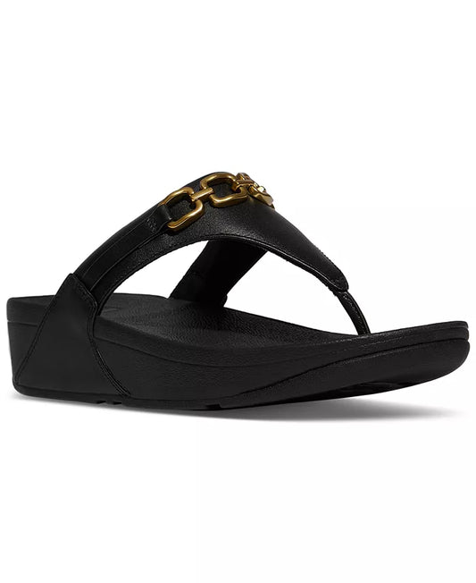 LULU SQUARE CHAIN LEATHER
