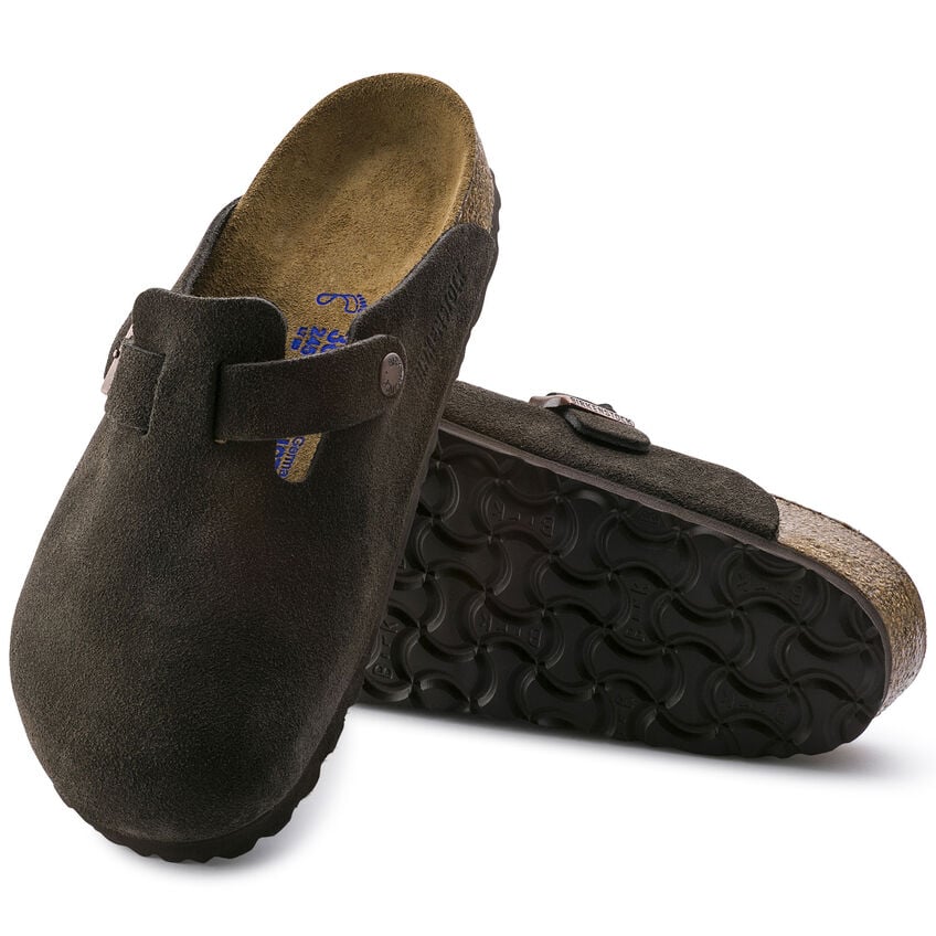 WOMEN'S BOSTON SUEDE SOFT FOOTBED