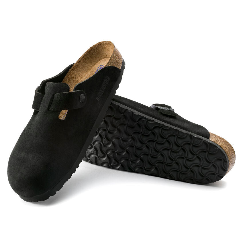 WOMEN'S BOSTON SUEDE SOFT FOOTBED