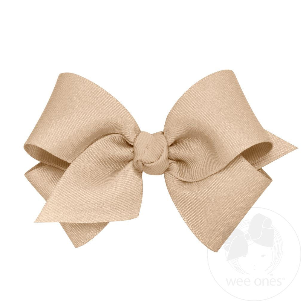 SMALL GROSGRAIN BOW W/ KNOT