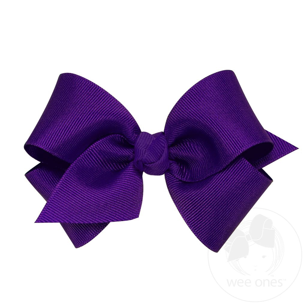 SMALL GROSGRAIN BOW W/ KNOT