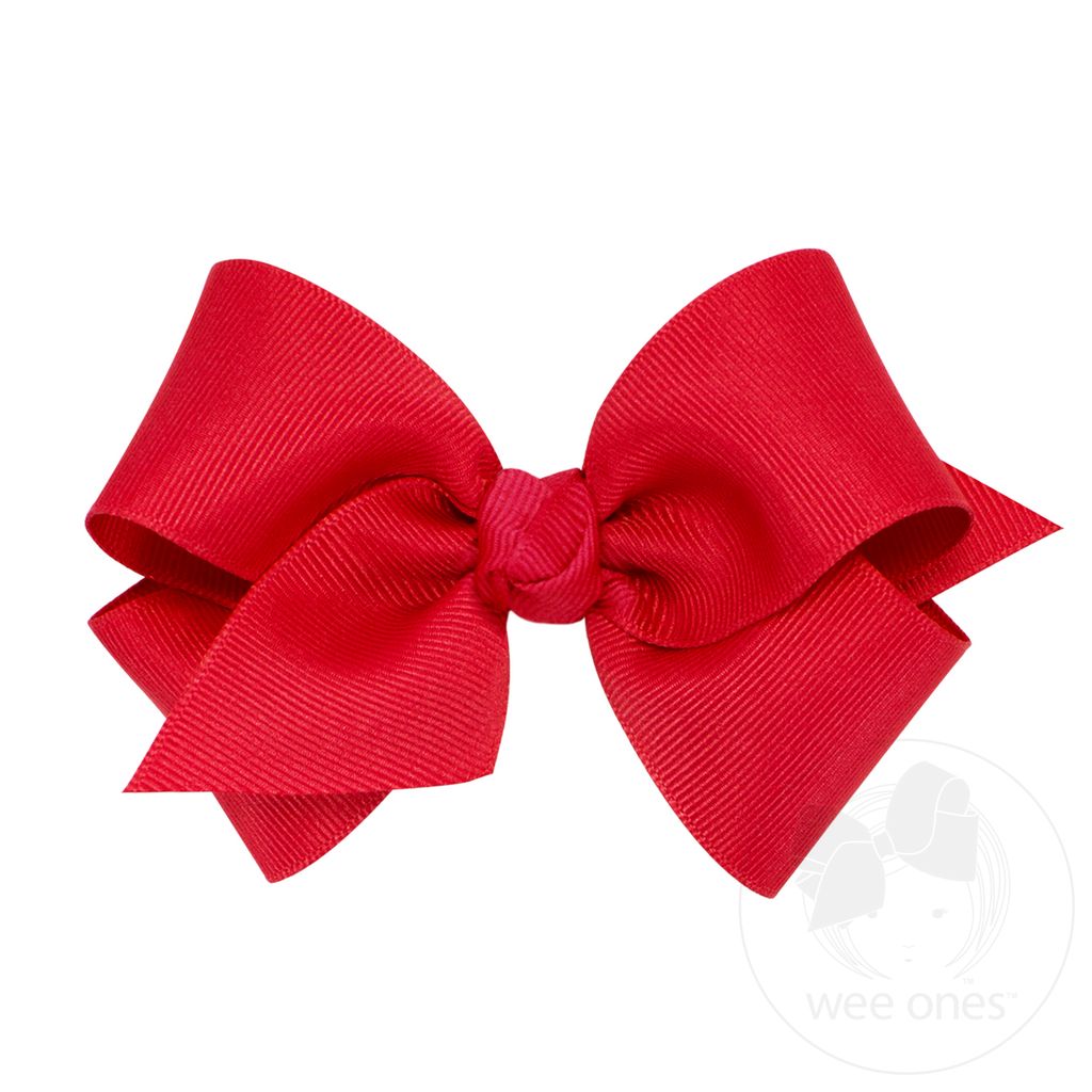 SMALL GROSGRAIN BOW W/ KNOT