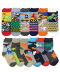 Construction Dinosaurs Crew Socks 1 Pair