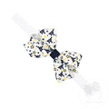 MINI WVU GROSGRAIN HEADBAND W/ BOW