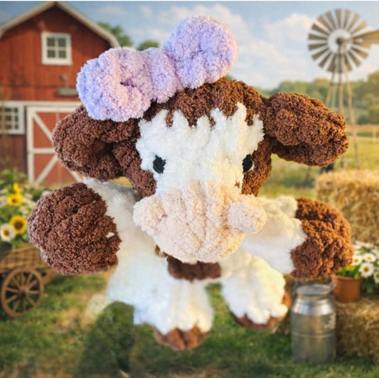 Handmade snuggle Cow