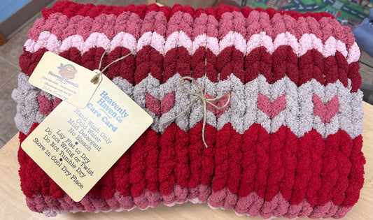 Handmade Chunky Knit Blanket-Toddler size