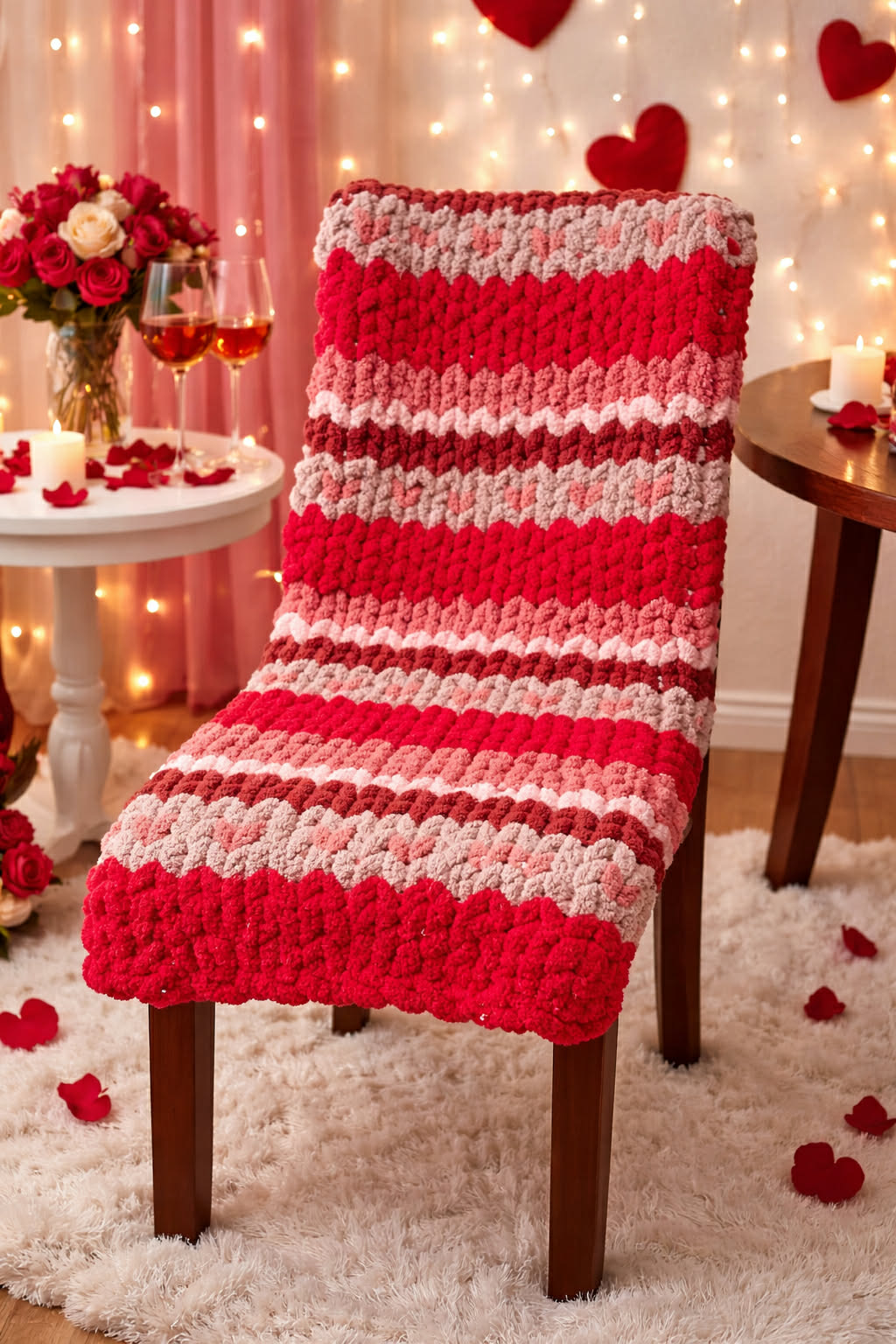 Handmade Chunky Knit Blanket-Toddler size