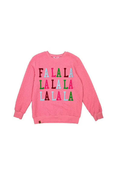 GIRL'S FALALA BRAIDED SWEATER