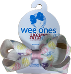 MINI EASTER BUNNY PRINT BOW