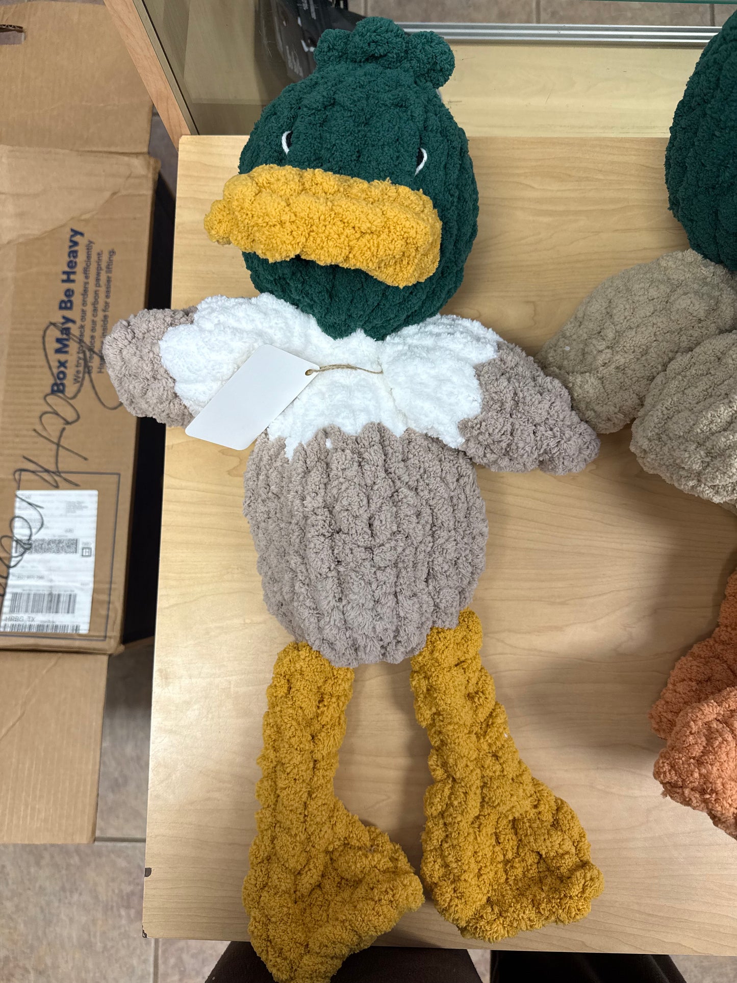 HANDMADE KNIT SNUGGLY BUDDY MALLARD