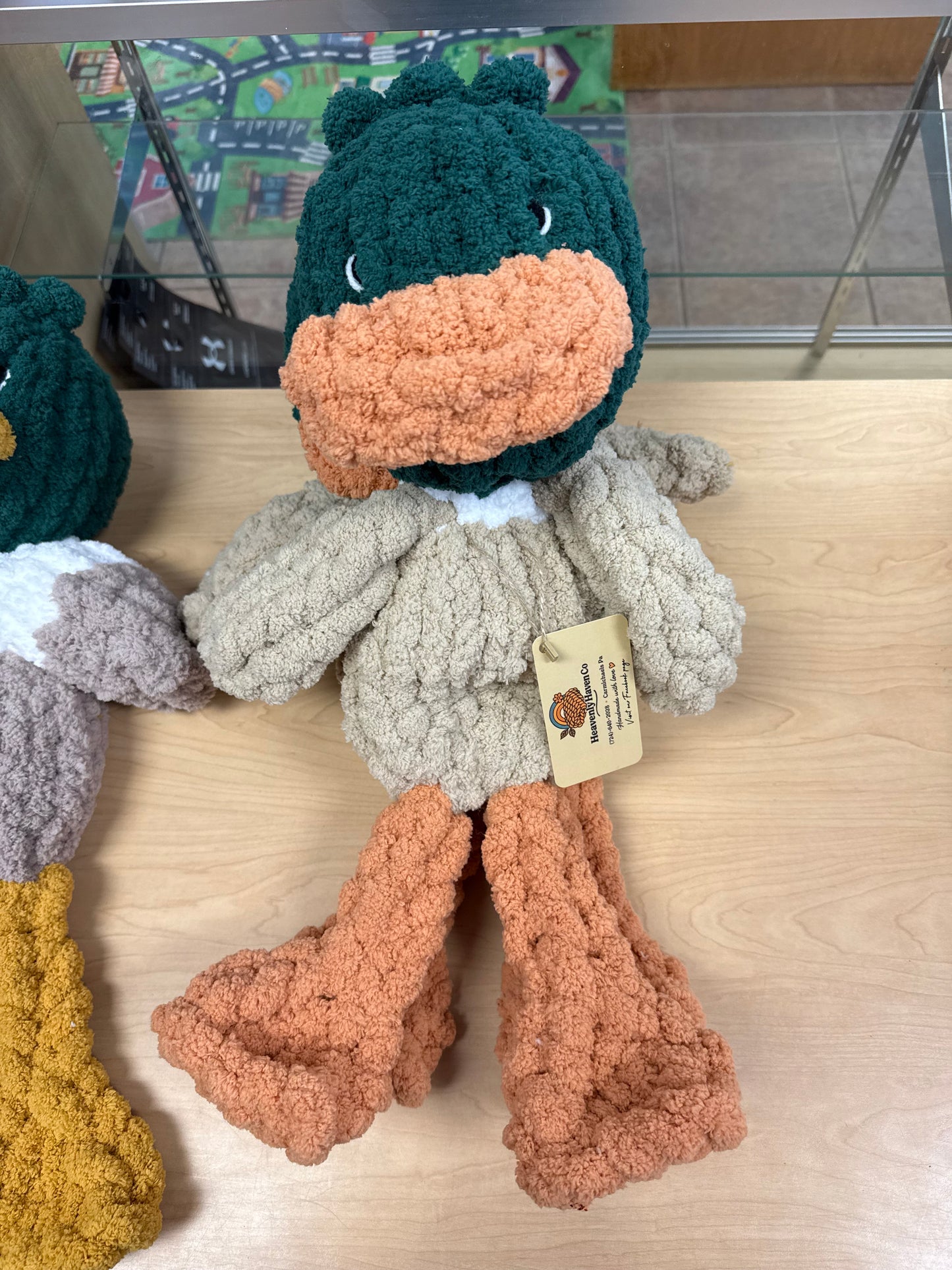 HANDMADE KNIT SNUGGLY BUDDY MALLARD
