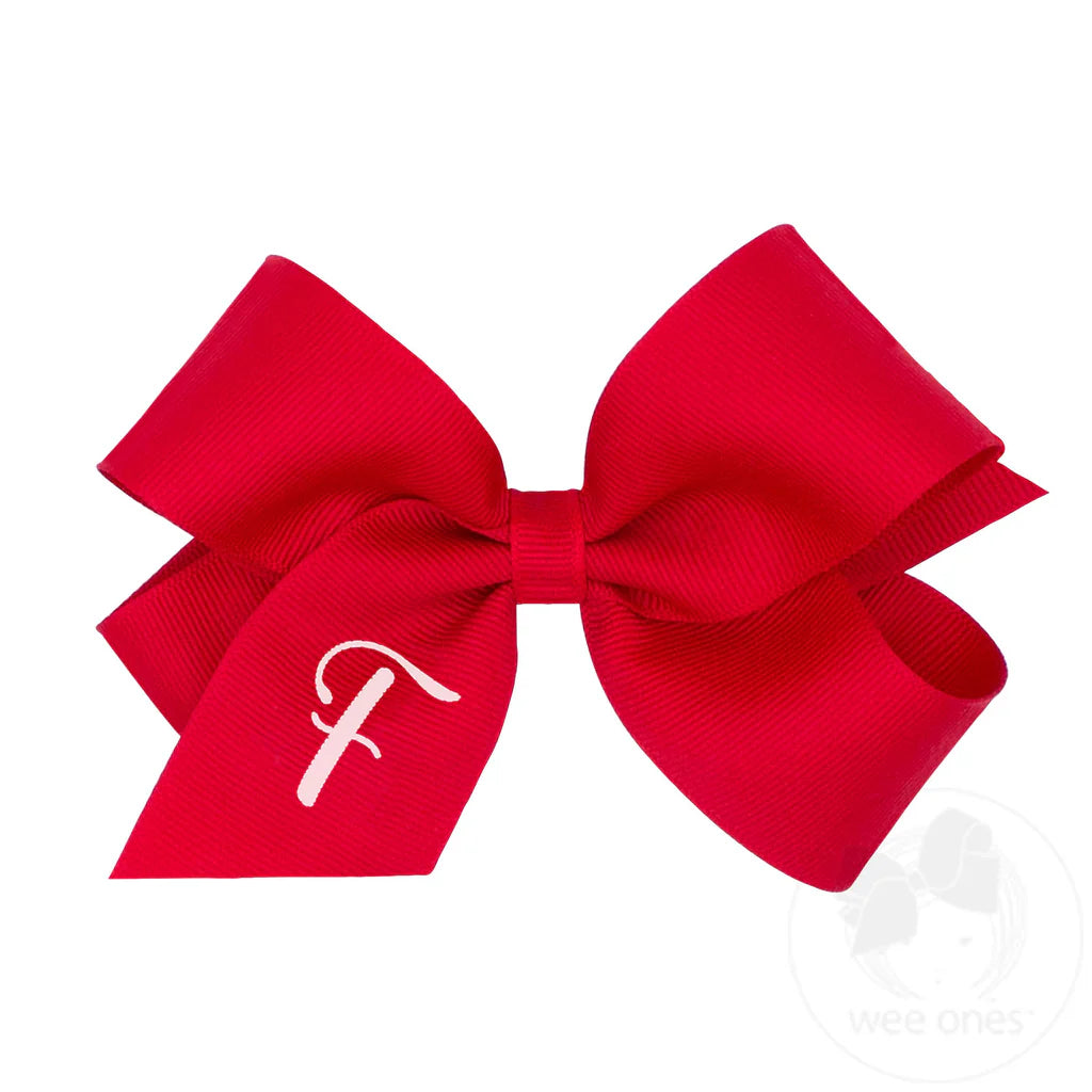 MEDIUM MONOGRAM GRO BOW