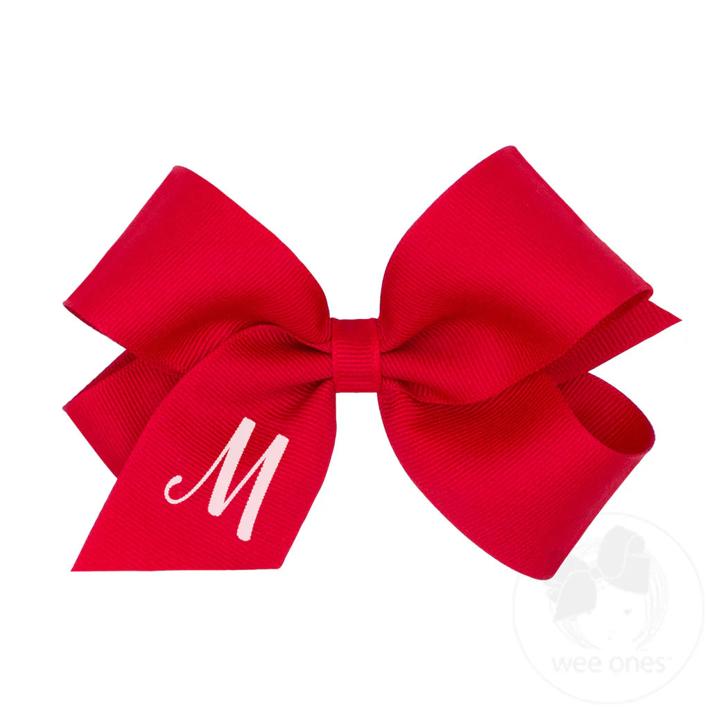 MEDIUM MONOGRAM GRO BOW
