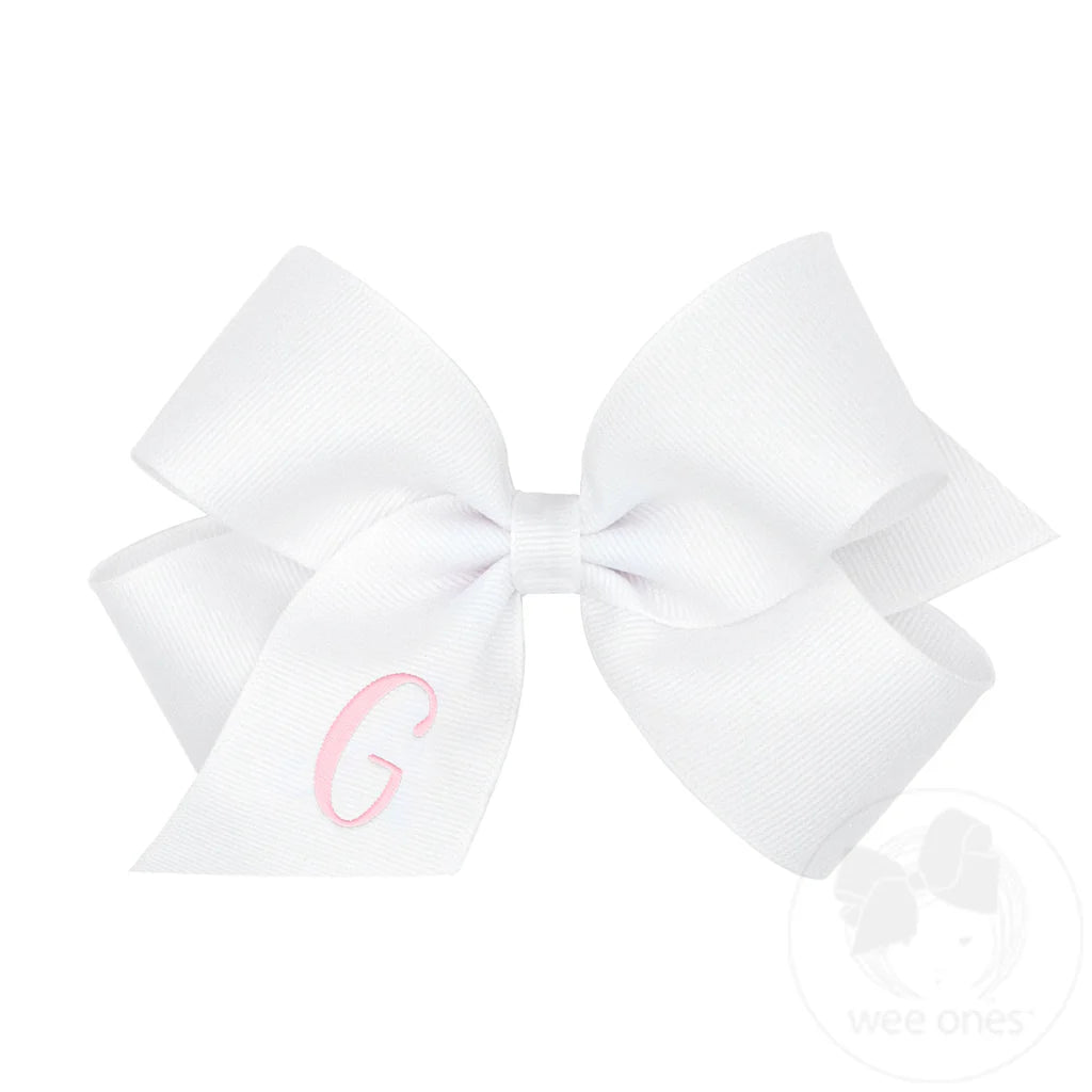MEDIUM MONOGRAM GROSGRAIN